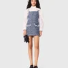 Robe courte en tweed