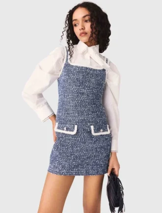 Robe courte en tweed Robe courte en tweed
