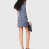 Robe courte en tweed