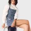 Robe courte en tweed