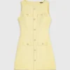 Robe courte en tweed