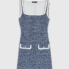 Robe courte en tweed