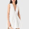 Robe courte évasée dos nu Robe courte évasée dos nu