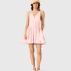 Robe courte évasée en coton Robe courte évasée en coton