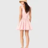 Robe courte évasée en coton Robe courte évasée en coton
