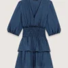 Robe courte à volants Robe courte à volants