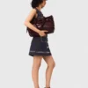 Robe droite en maille cousue Robe droite en maille cousue