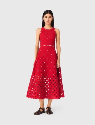 Robe en crochet miroir