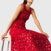 Robe en crochet miroir Robe en crochet miroir