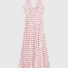Robe en soie imprimée