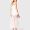 Robe en taffetas et dentelle Robe en taffetas et dentelle