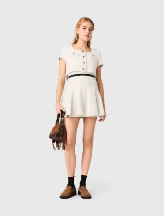 Robe en tweed 2 en 1