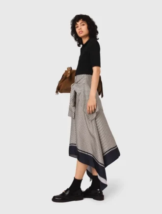 Robe imprimée bicolore