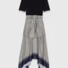 Robe imprimée bicolore Robe imprimée bicolore
