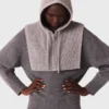 Robe longue bi-matière