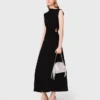 Robe longue à découpe à la taille Robe longue à découpe à la taille