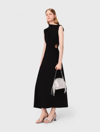 Robe longue à découpe à la taille Robe longue à découpe à la taille
