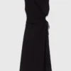 Robe longue à découpe à la taille Robe longue à découpe à la taille