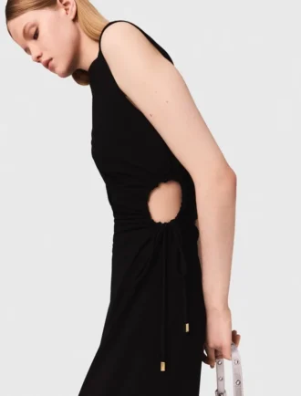 Robe longue à découpe à la taille Robe longue à découpe à la taille