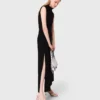 Robe longue à découpe à la taille Robe longue à découpe à la taille