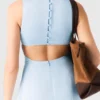 Robe longue dos nu