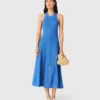 Robe longue dos nu en guipure Robe longue dos nu en guipure