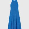 Robe longue dos nu en guipure Robe longue dos nu en guipure