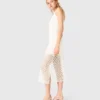 Robe longue en crochet avec strass Robe longue en crochet avec strass