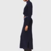 Robe longue en maille avec pull amovible Robe longue en maille avec pull amovible