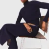 Robe longue en maille avec pull amovible Robe longue en maille avec pull amovible