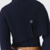 Robe longue en maille avec pull amovible Robe longue en maille avec pull amovible