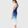 Robe longue en maille ombrée Robe longue en maille ombrée