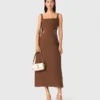 Robe longue en mélange de lin Robe longue en mélange de lin