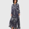 Robe longue imprimé bandana Robe longue imprimé bandana