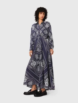 Robe longue imprimé bandana