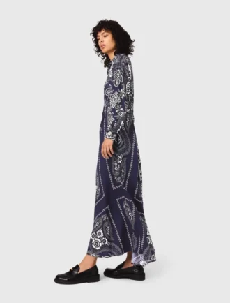 Robe longue imprimé bandana