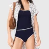 Robe longue à imprimé jacquard Robe longue à imprimé jacquard