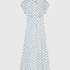 Robe longue à imprimé jacquard Robe longue à imprimé jacquard