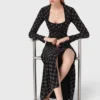 Robe longue à perles et strass Robe longue à perles et strass