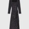 Robe longue à perles et strass Robe longue à perles et strass
