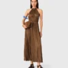 Robe longue plissée Robe longue plissée