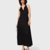 Robe longue vaporeuse avec dos tressé Robe longue vaporeuse avec dos tressé