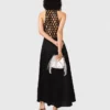 Robe longue vaporeuse avec dos tressé Robe longue vaporeuse avec dos tressé