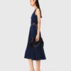 Robe mi-longue en velours Robe mi-longue en velours