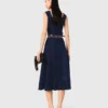 Robe mi-longue en velours Robe mi-longue en velours