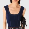 Robe mi-longue en velours Robe mi-longue en velours