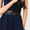 Robe mi-longue en velours Robe mi-longue en velours