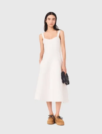 Robe midi en maille