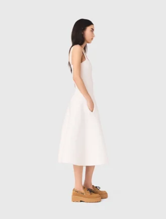 Robe midi en maille