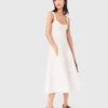 Robe midi en maille